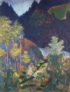 Paisaje de Paul Gauguin